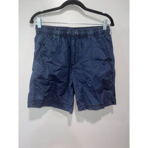 VRST Men's Small 7"‎ Inseam Stretch Shorts Navy Blue Cotton & Polyester